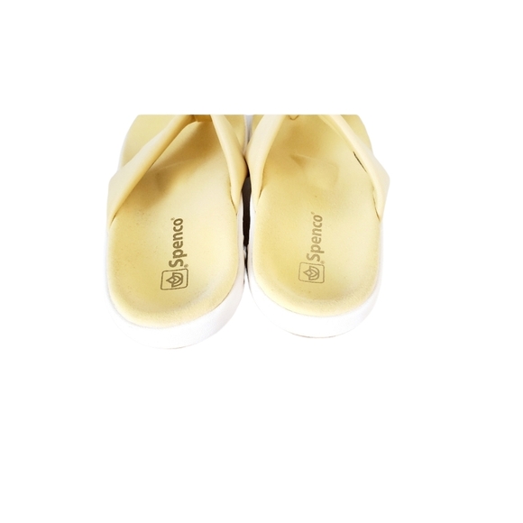 Spenco Yellow Thong Flip Flops with Arch Support Size 8 - Picture 5 of 5